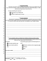 Case Management Statement - California, Page 10