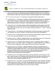 Case Management Statement - California, Page 2