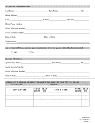 Form 103 Manager Application - Nebraska, Page 2