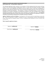 Form 103 Manager Application - Nebraska, Page 5