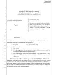 Form CAND89C Subpoena to Produce State Law Enforcement Personnel or Complaint Records in a Criminal Case - California, Page 3