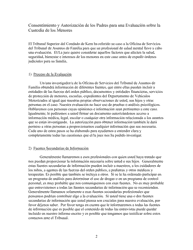 Cuestionario Sobre La Custodia De Menores - Kern County, California (Spanish), Page 2