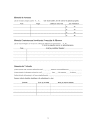 Cuestionario Sobre La Custodia De Menores - Kern County, California (Spanish), Page 9