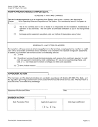 Form BKG997 Customer Bank Communications Terminal Application - Wisconsin, Page 4