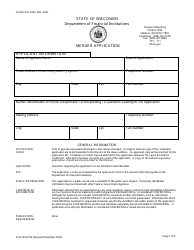 Document preview: Form BKG759 Merger Application - Wisconsin