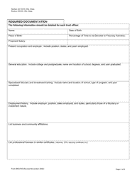 Form BKG745 Trust Powers Application - Wisconsin, Page 4