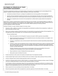 Form BKG745 Trust Powers Application - Wisconsin, Page 5