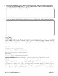Form CRED2252 Convictions and Pending Charges - Wisconsin, Page 2
