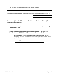 Form CRED1943 Affidavit in Lieu of Annual Financial Report - Wisconsin, Page 3