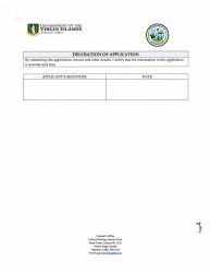 Board of Immigration Member Application Form - British Virgin Islands, Page 4