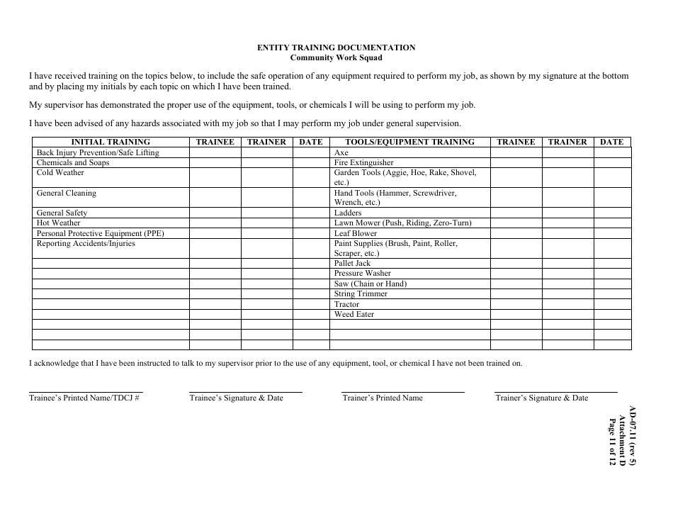 Texas Use of Offender Labor for Community Work Projects Fill Out Texas Use of Offender Labor for Community Work Projects Fill Out
