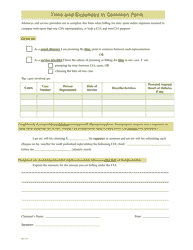 Document preview: Time and Expenses in Common Form - New York