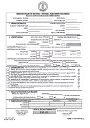 Document preview: Form B117-6 (FTR-10) Request for Insurance Coverage and Real Property Reporting - Kentucky