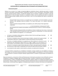 Document preview: Certificacion De Elegibilidad Para Estudiantes (Htc/Bond/Tcep/Tcap) - Texas (Spanish)