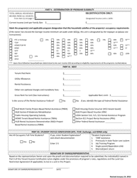 Income Certification - Texas, Page 2