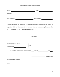 Application for Oklahoma Judicial Vacancy - Oklahoma, Page 15