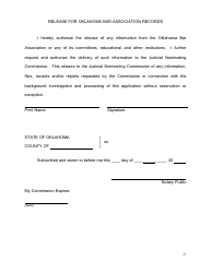 Application for Oklahoma Judicial Vacancy - Oklahoma, Page 17