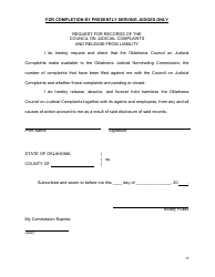 Application for Oklahoma Judicial Vacancy - Oklahoma, Page 18