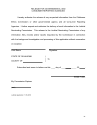 Application for Oklahoma Judicial Vacancy - Oklahoma, Page 20