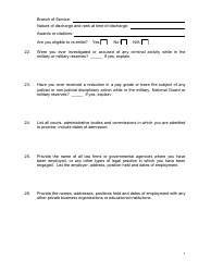 Application for Oklahoma Judicial Vacancy - Oklahoma, Page 3