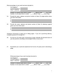 Application for Oklahoma Judicial Vacancy - Oklahoma, Page 5