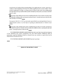 Form OK-J-UO-0009 Order Terminating Court&#039;s Jurisdiction Over Child(Ren) - Oklahoma, Page 3