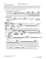 Form OK-J-UO-0011 Order Terminating Parental Rights - Oklahoma, Page 2