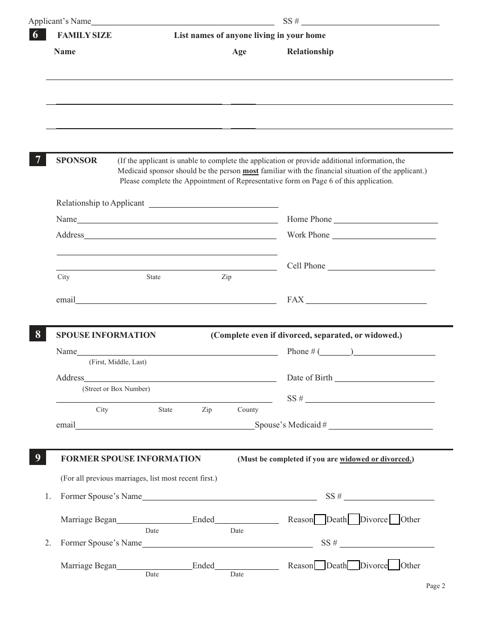 Form 211 Application for Medicare Savings Programs - Alabama, Page 4