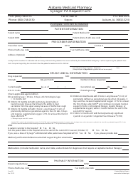 Document preview: Form 351 Synagis Pa Request Form - Alabama