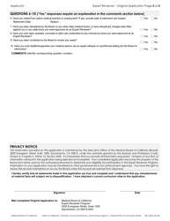 Form ER-2 Expert Reviewer Renewal Application - California, Page 2