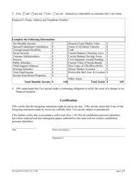 Form 11208 Certification/Petition/Application in Support of a Fee Waiver - New Jersey, Page 6