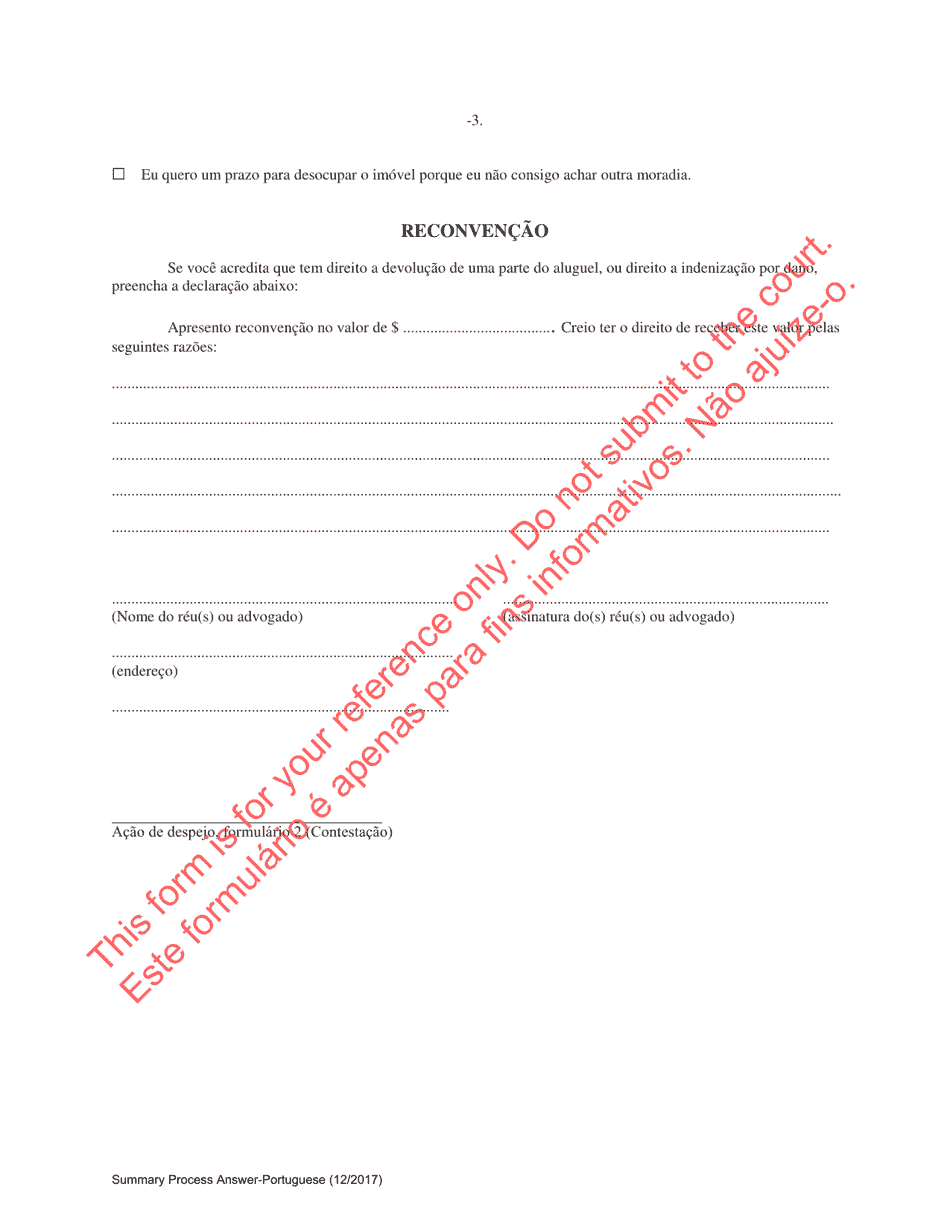 Summary Process Answer - Massachusetts (Portuguese), Page 3