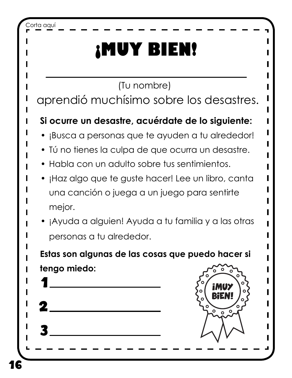 Formulario CS-289191 Como Sobrellevar Los Efectos Emocionales De Un Desastre (Spanish), Page 18