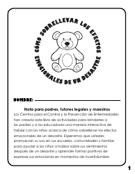 Formulario CS-289191 Como Sobrellevar Los Efectos Emocionales De Un Desastre (Spanish), Page 3