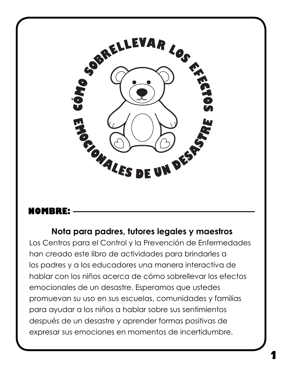 Formulario CS-289191 Como Sobrellevar Los Efectos Emocionales De Un Desastre (Spanish), Page 3