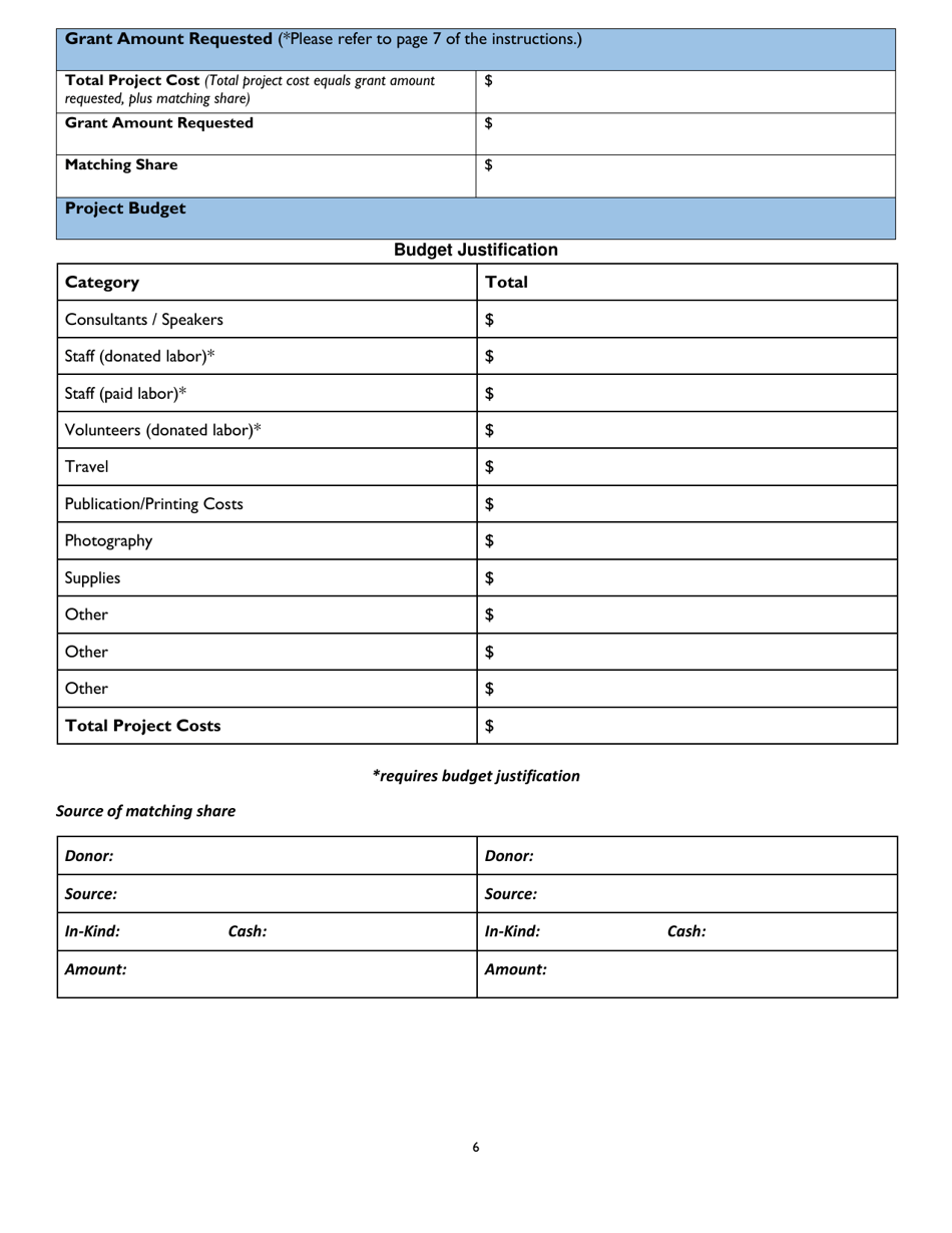 Certified Local Government Grant Application - Alabama, Page 6