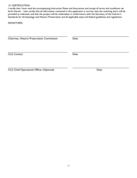 Certified Local Government Development Grant Application - Alabama, Page 11
