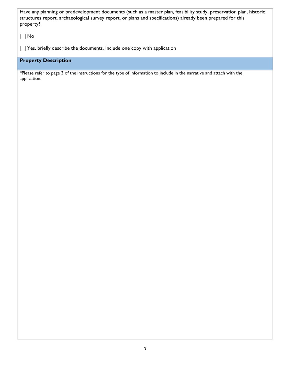 Certified Local Government Development Grant Application - Alabama, Page 3