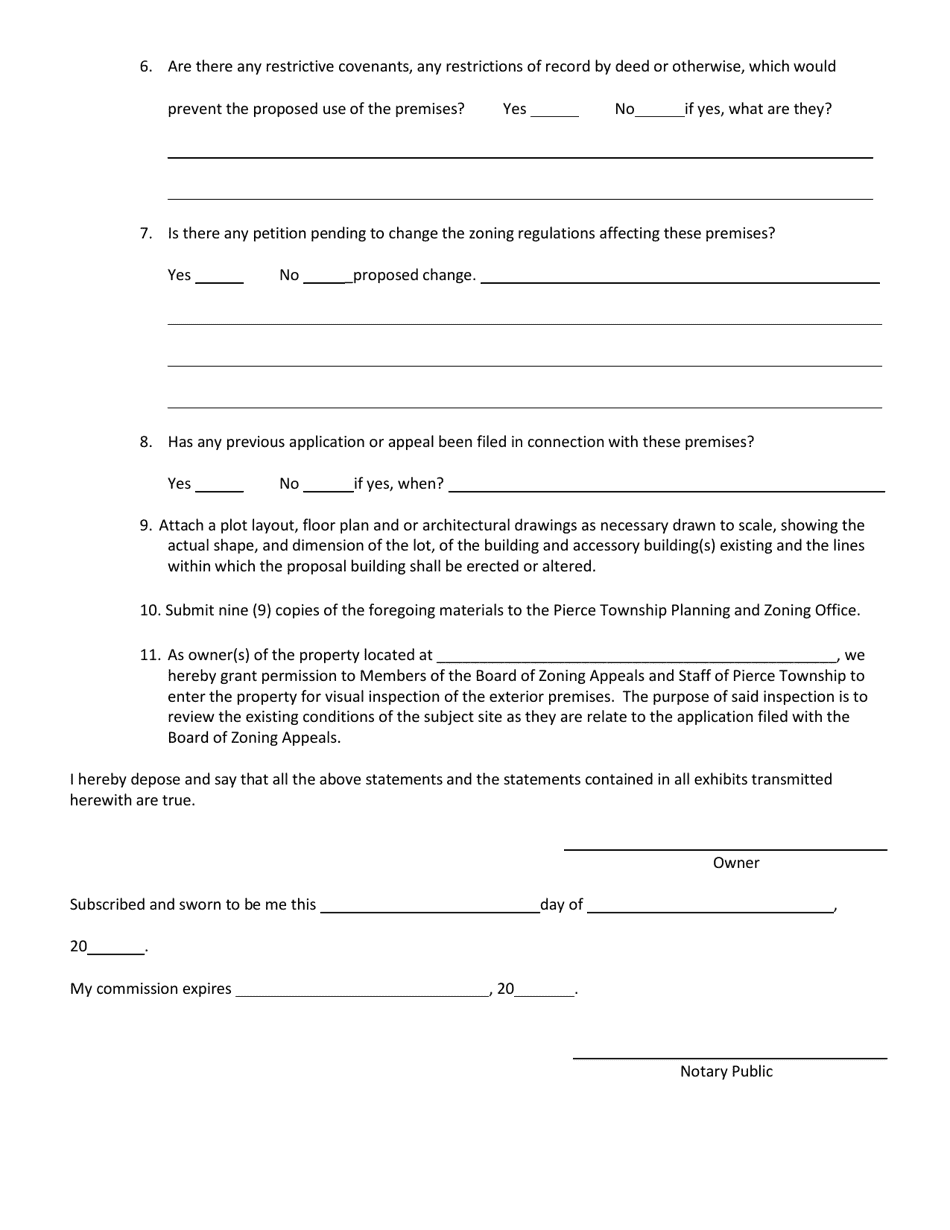 Conditional Use Permit (Cup) - Pierce Township, Ohio, Page 3