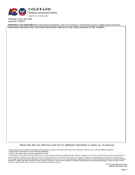 Form CCC-020 Incident Notification and Resolution - Colorado, Page 5