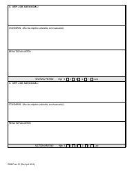 DMA Form 35 Wisconsin Department of Military Affairs State Employee Performance Evaluation - Wisconsin, Page 2