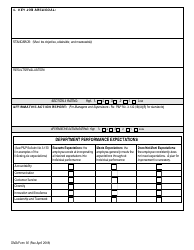 DMA Form 35 Wisconsin Department of Military Affairs State Employee Performance Evaluation - Wisconsin, Page 3