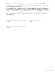 Employee Confidentiality and Non-disclosure Acknowledgement - Wisconsin, Page 2