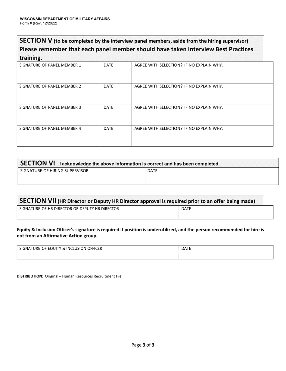 Hiring Justification - Wisconsin, Page 3