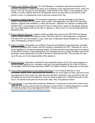 Special Events Application - City of Big Rapids, Michigan, Page 11