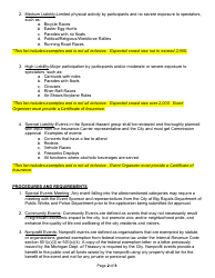 Special Events Application - City of Big Rapids, Michigan, Page 7