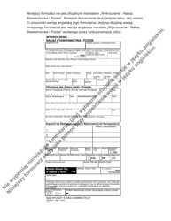 Form JD-CR-001P Misdemeanor/M.v. Summons and Complaint - Connecticut (Polish)
