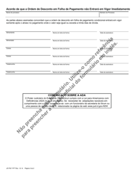 Form JD-FM-71PT Advisement of Rights Re: Income Withholding - Connecticut (Portuguese), Page 2
