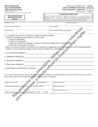 Document preview: Form JD-JM-102PT Plea of Nolo Contendere (No Contest) - Connecticut (Portuguese)