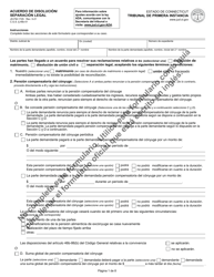 Document preview: Formulario JD-FM-172S Acuerdo De Disolucion/Separacion Legal - Connecticut (Spanish)